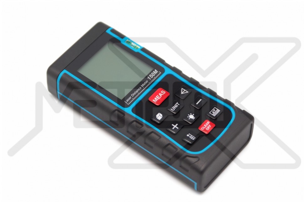 Лазерный дальномер RangeLiner DML-150 Лазерный портативный дальномер. Измерение расстояния в диапазоне 0,2-150 м, площади, объема. Измерения по теореме Пифагора, режим непрерывных измерений, вычисление максимума и минимума, сложение и вычитание величин, память на 100 измерений. 
